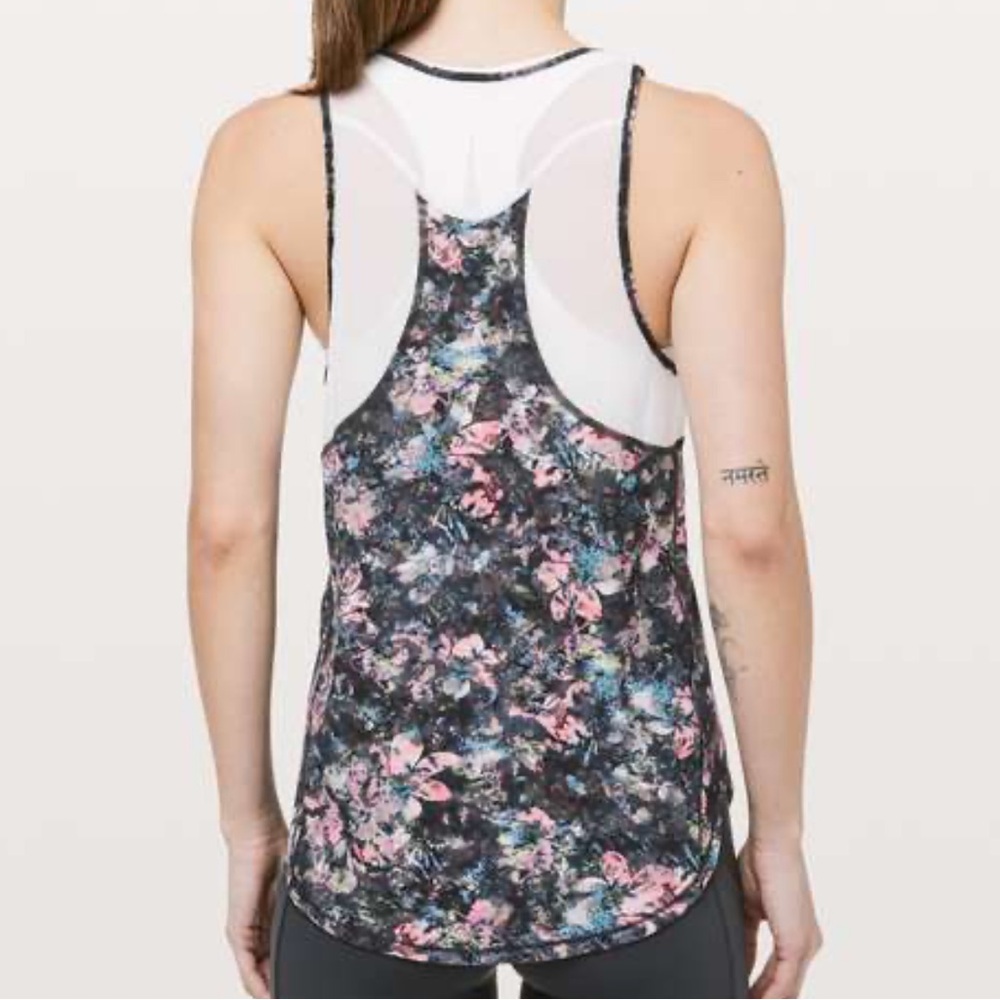 LULULEMON Floral Scult Tank